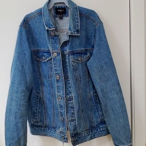 Men size medium oversize Jean jacket